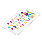 Funky ABC Early Learning ABC Learning ABC Art Magnet (Linke Seite)
