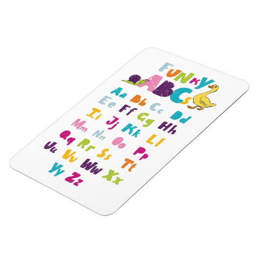 Funky ABC Early Learning ABC Learning ABC Art Magnet (Linke Seite)