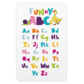 Funky ABC Early Learning ABC Learning ABC Art Magnet (Vertikal)