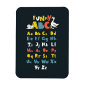 Funky ABC Early Learning ABC Learning ABC Art Magnet (Vertikal)