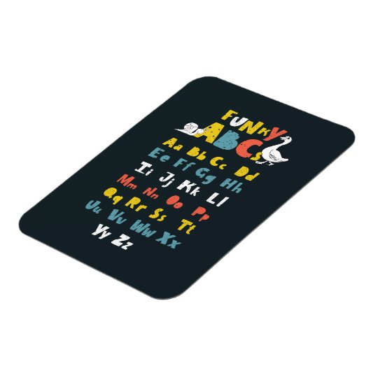 Funky ABC Early Learning ABC Learning ABC Art Magnet (Linke Seite)