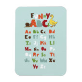 Funky ABC Early Learning ABC Learning ABC Art Magnet (Vertikal)
