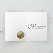 Funky abstrakt 102 Geburtstagkarte Karte (Innenseite)