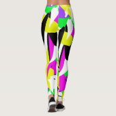 Funky Abstrakt Art Geometry Fearless Leggings (Rückseite)