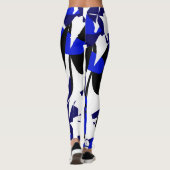 Funky Abstrakt Art Geometry Fearless Leggings (Rückseite)