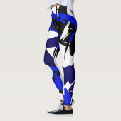 Funky Abstrakt Art Geometry Fearless Leggings (Links)