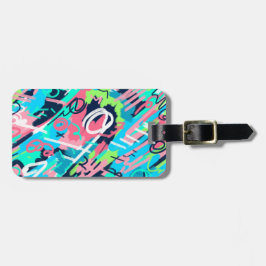Funky Abstrakt Art Gepäckanhänger