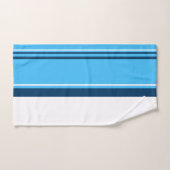 Funky Abstrakt Art Light Dark White Badhandtuch Set (Handtuch)