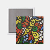 Funky Abstrakt Art Magnet (Vorderseite/Rückseite)
