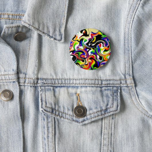 Funky abstrakt Art Magnet Button (Beispiel)