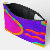 Funky Abstrakt Art Makeup Bag Zubehörtasche (Offen)