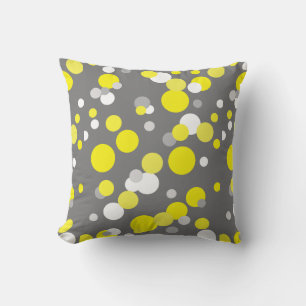 Funky Abstrakt Art Shades of Yellow Kissen Cushion