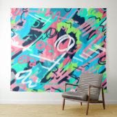 Funky Abstrakt Art Wandteppich (Beispiel (Horizontal))