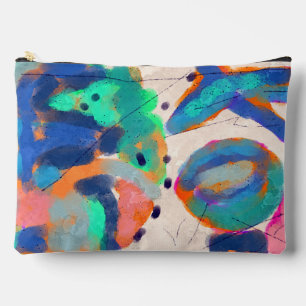 Funky Abstrakt Art Zubehörtasche