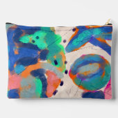 Funky Abstrakt Art Zubehörtasche (Rückseite)