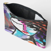 Funky Abstrakt Art Zubehörtasche (Offen)