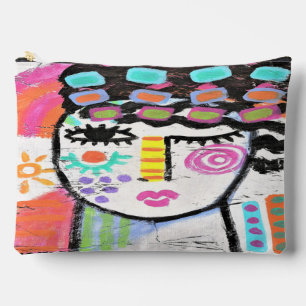 Funky Abstrakt Art Zubehörtasche