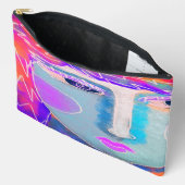 Funky Abstrakt Art Zubehörtasche (Offen)