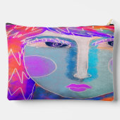 Funky Abstrakt Art Zubehörtasche (Rückseite)