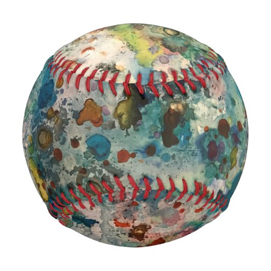 Funky Abstrakt Baseball (Rückseite)