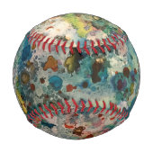 Funky Abstrakt Baseball (Vorderseite)