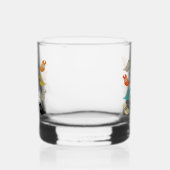 Funky Abstrakt Birds Mid Century Danish Modern Whiskyglas (Rechts)