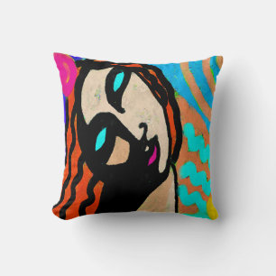 Funky Abstrakt Digital Art Kissen