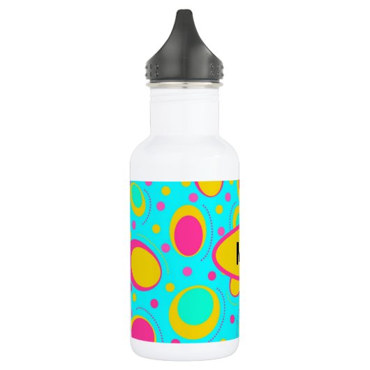 Funky Abstrakt Edelstahlflasche (Links)