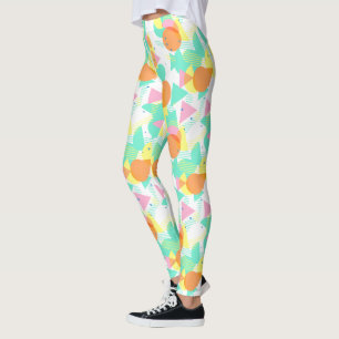 Funky Abstrakt Geometry Angesagtes 50er-Muster Leggings