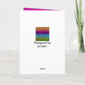 Funky Abstrakt Greeting Card II Karte (Rückseite)