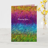 Funky Abstrakt Greeting Card II Karte (Gelbe Blume)