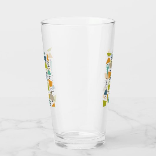 Funky Abstrakt Hanging Wind Chimes Mitte des Jahrh Glas (Rechts)