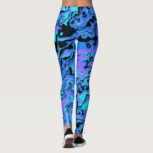 Funky Abstrakt Leggings (Rückseite)