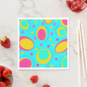 Funky Abstrakt Pattern Serviette (Beispiel)