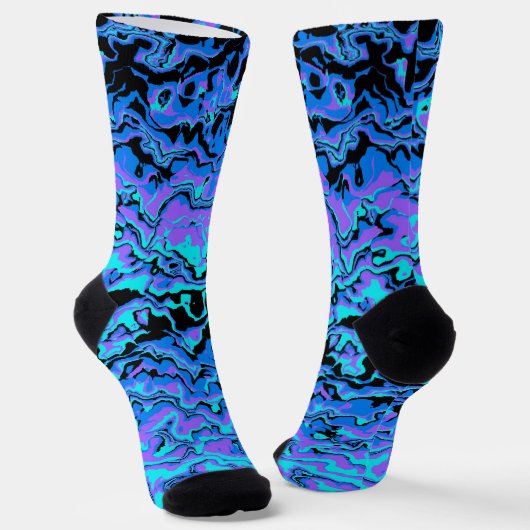 Funky Abstrakt Phone Ring Stand Socken (Gewinkelt)