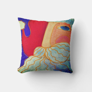 Funky Abstrakt Santa Claus Kissen