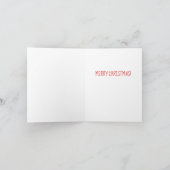 Funky Abstrakt Snowman Karte (Innenseite)