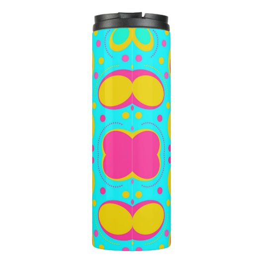 Funky Abstrakt Thermosbecher (Rückseite)