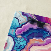 Funky Abstrakte Agate Geode Pattern Strandtuch (Beispiel)