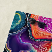 Funky Abstrakte Agate Geode Pattern Strandtuch (Beispiel)