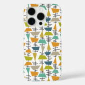 Funky Abstrakte Formen Retro Mitte Jahrhundert Case-Mate iPhone Hülle (Rückseite)