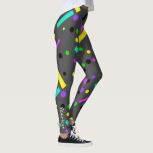Funky Abstrakte Kunst Geometrie Furchtlose Legging Leggings
