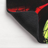 Funky abstrakte Punkt-Kunst Mousepad (Ecke)