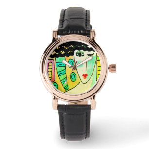 Funky abstrakte Wearable Kunst Armbanduhr