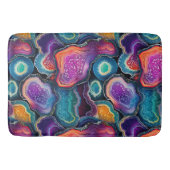 Funky Abstraktes, farbenfrohes Patternbad Badematte (Vorderseite)