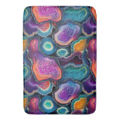 Funky Abstraktes, farbenfrohes Patternbad Badematte (Vorderseite Vertikal)