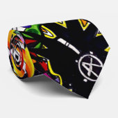 Funky abstraktes krawatte (Gerollt)