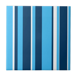 Funky abstraktes Kunstlicht in dunkelblau weiß Fliese