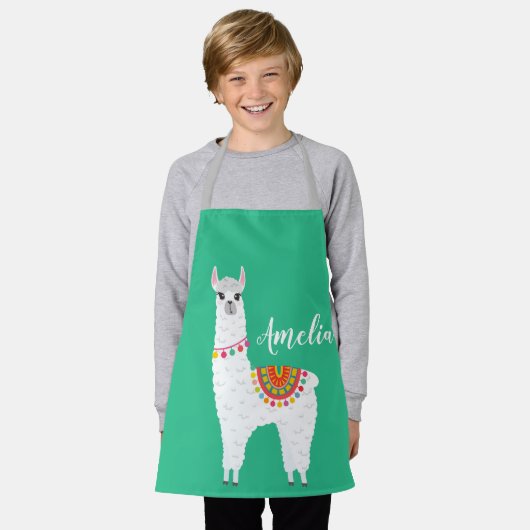 Funky Alpaca drama llama Schürze (Getragen)