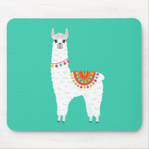 Funky Alpaca Lama Drama süße Tier Mousepad